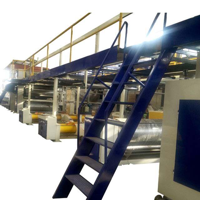 automatic 3/5/7 ply corrugated cardboard production line