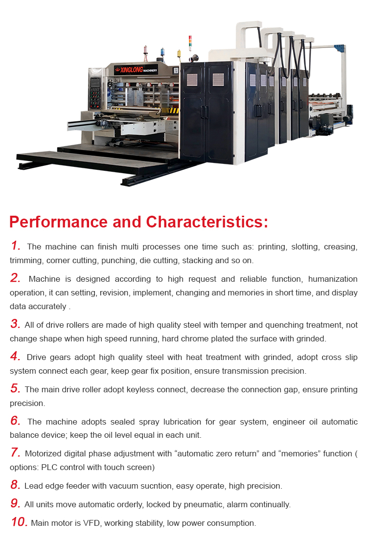 high speed printing slotting die cutting machine introduction