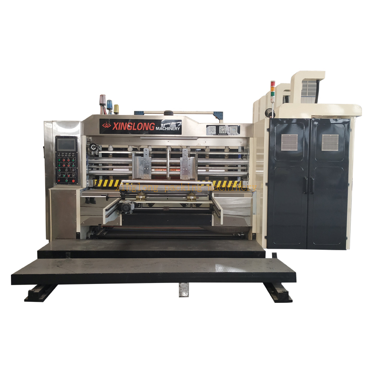 220pcs/Min Flexo Printing Machine Corrugated Board Stacker Rotary