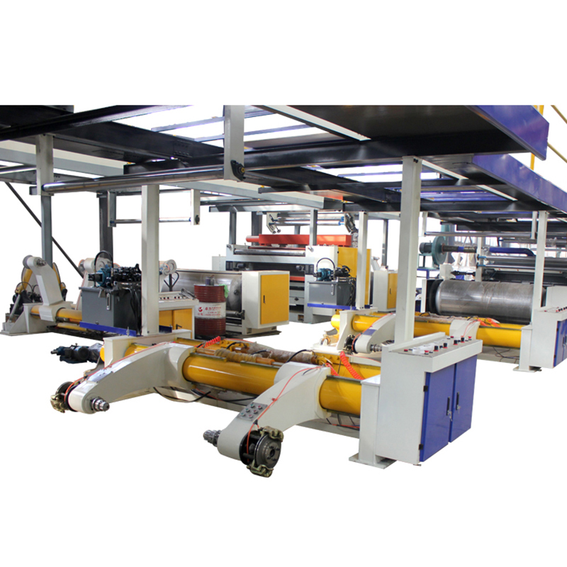 Bottom price 2200mm E flute paper corrugation machine used corrugated cardboard production line