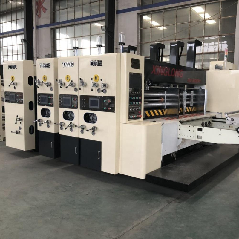 Hot Selling QYKMA410-2800 3 Color Printing Slotting Die-cutting Machine