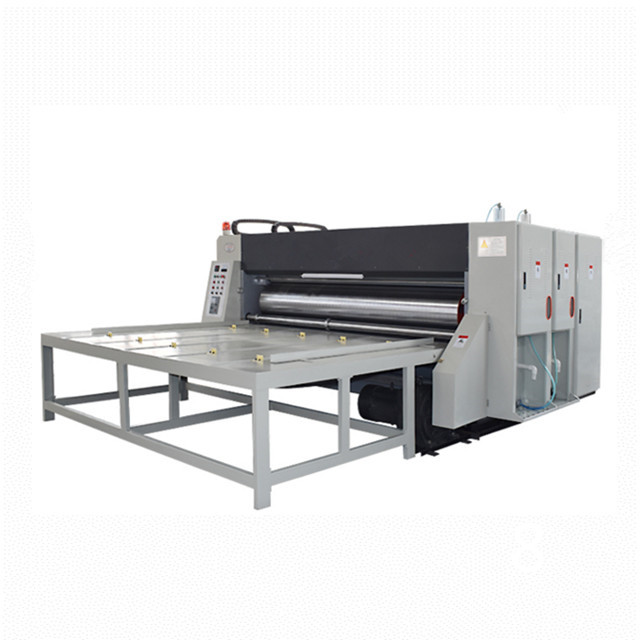 carton box semi automatic slotting printing machine flexographic
