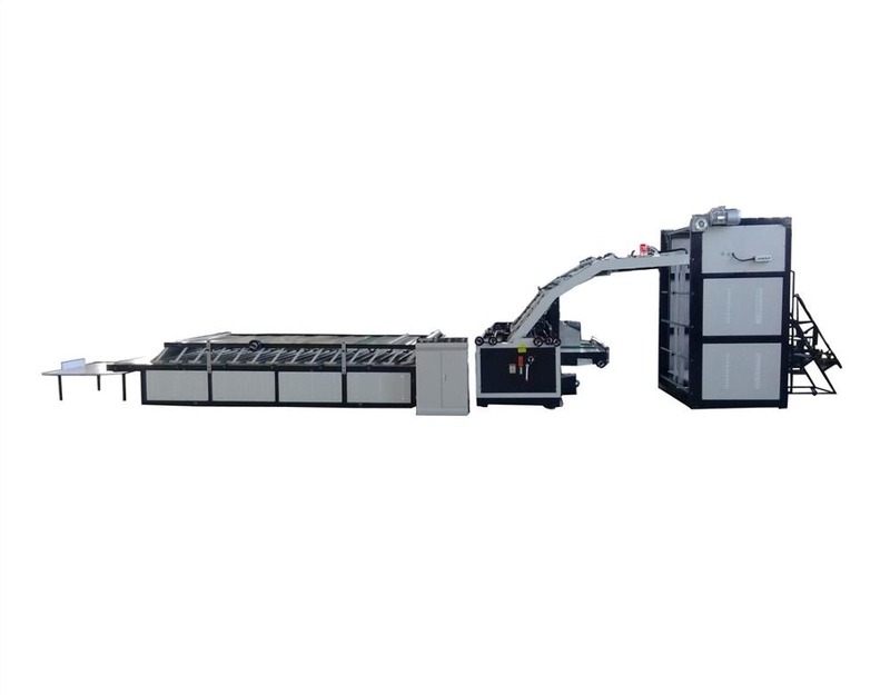 vacuum servo semi-auto flute laminator box making machine