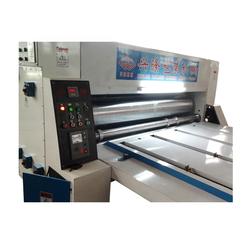 semi automatic carton flexo printing and slotting machine