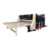 Fast speed semi automatic packaging die cutting slotting printing machine