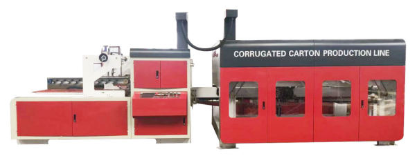 Middle speed Printing slotting die cutting folding gluing machines