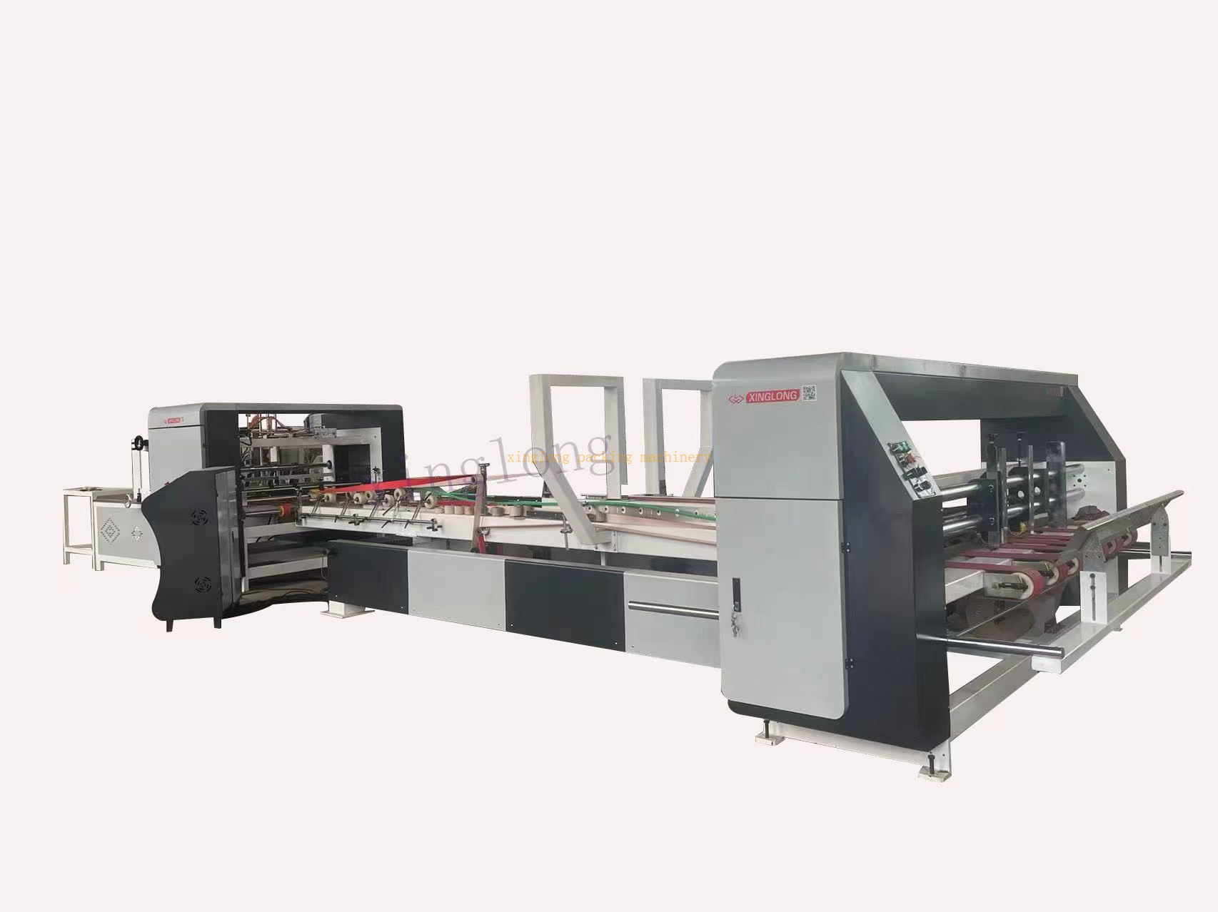 Auto folder gluer +PP strapping inline