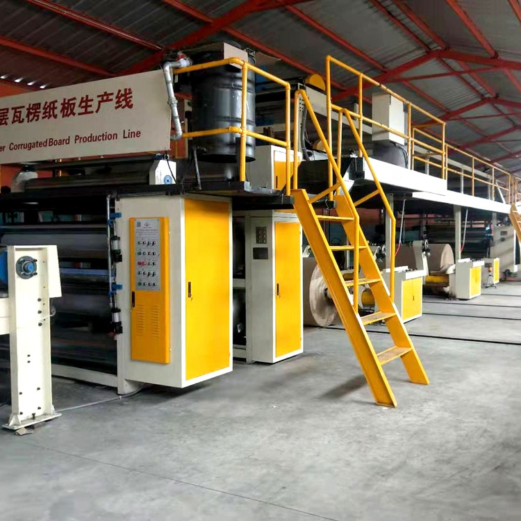 2 Ply Corrugated cardboard Single facer Production Line