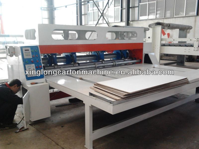 Corrugated cardboard and hard cardboard Rotary slotting and scorer machine