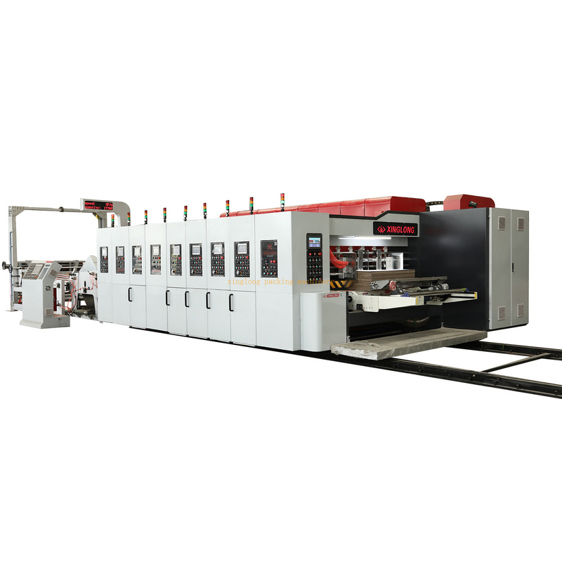 Corrugated Box Making Machine Automatic High Speed Corrugated Cardboard Flexo Printing Slotting Die Cutting Machine