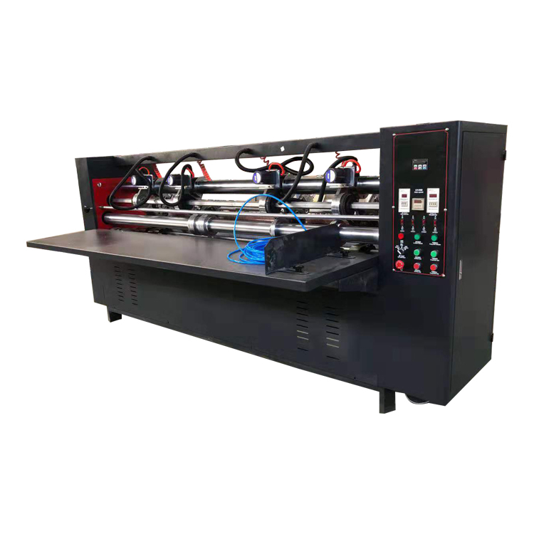 Global sell corrugated carton thin blade slitting cutting and creasing machine