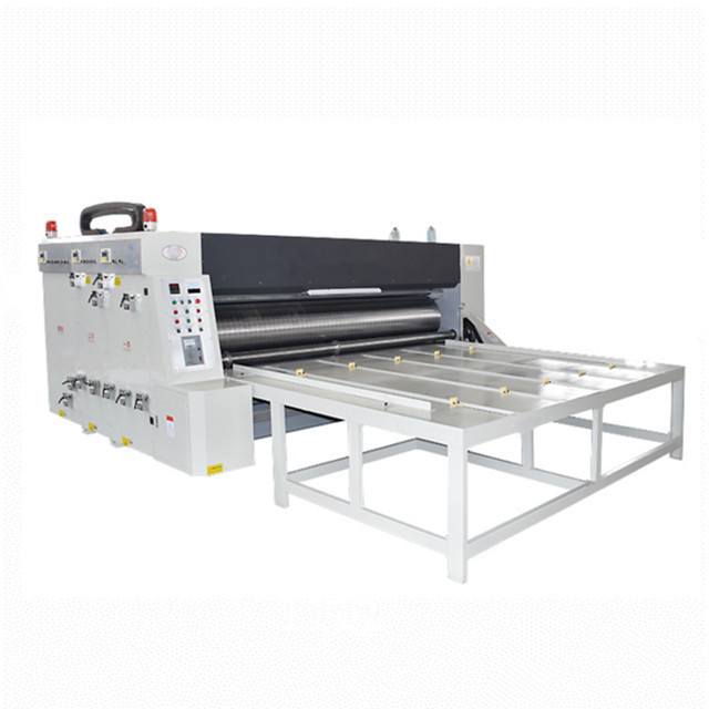 Popular product box cardboard 4colors flexo printing machine
