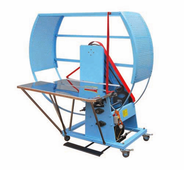 PE bundle automatic electric Semi Box Pallet Auto Tying Strapping Machine price