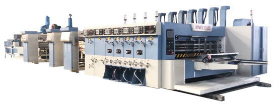 High quality Printing slotting die cutting and folder gluer strapping machine groups