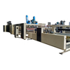 Flexo 2 3 4 colors printing slotting die cutting folding gluing strapping sticky line machine