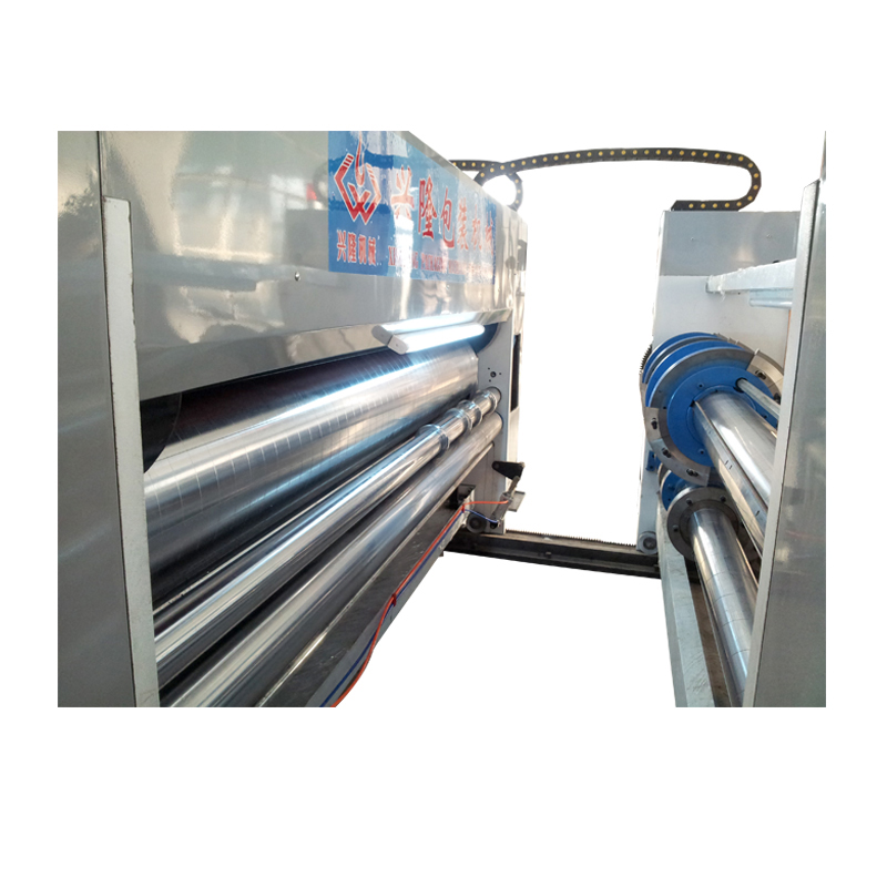 Chain Feeding Corrugated Board Flexo Printing Slotting Machine / Flexo Printing Die Cutting Machine