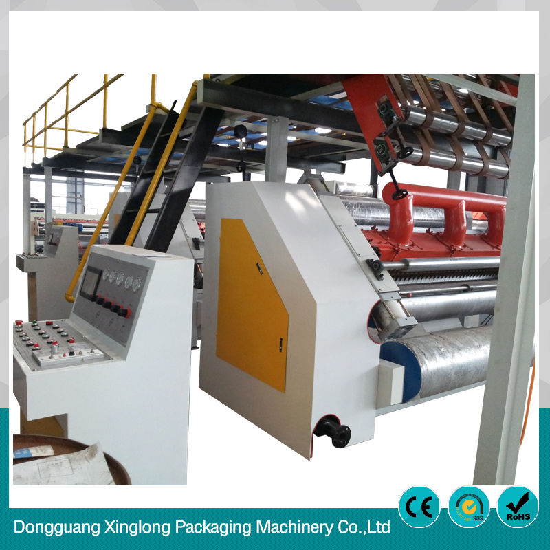 High precision single face cardboard manufacturing plant