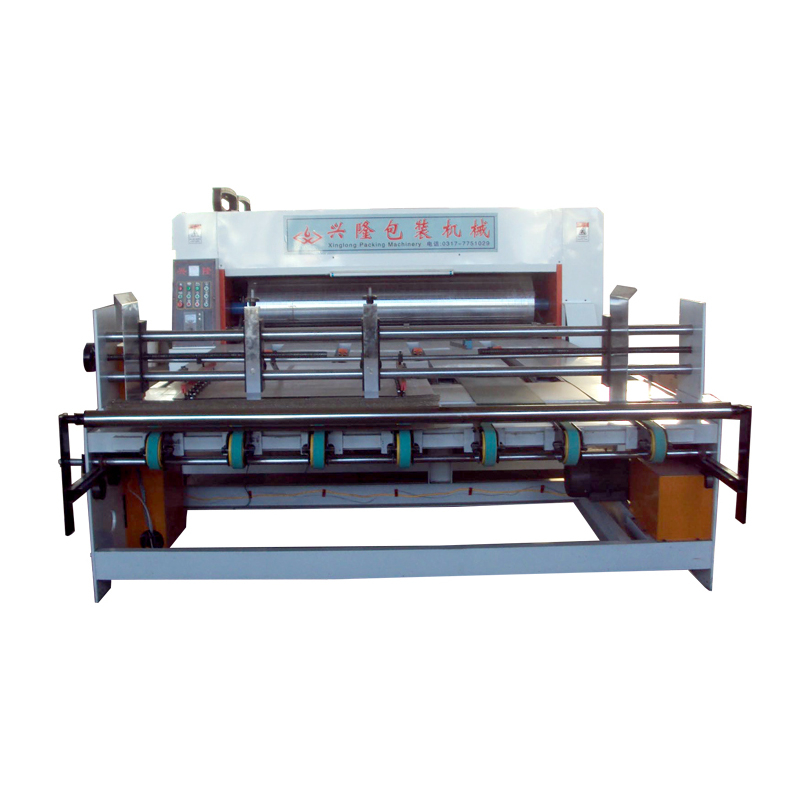Chain Feeding Corrugated Board Flexo Printing Slotting Machine / Flexo Printing Die Cutting Machine
