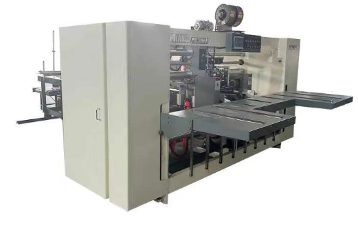Semi automatic two pieces four-servo stitching machine 