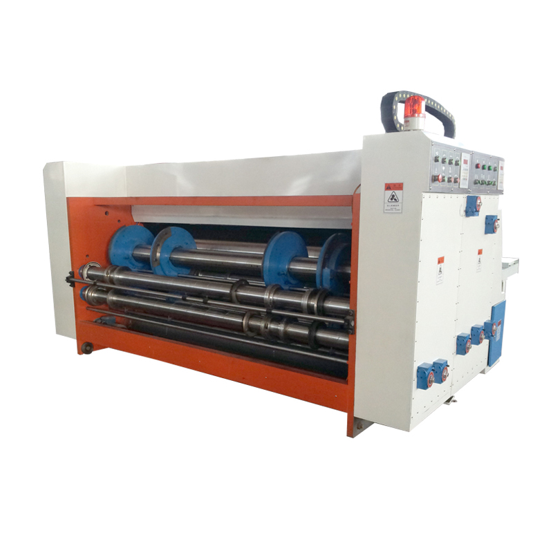 Corrugated cardboard inkjet 4 color feeder printing machine