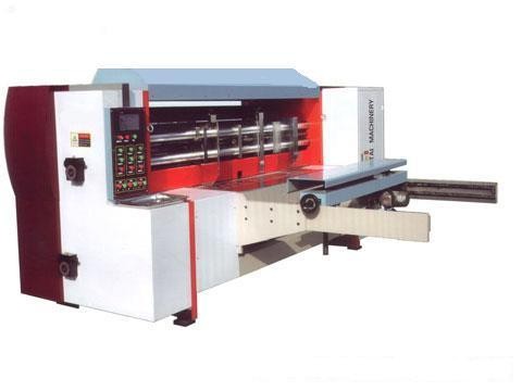 corrugated carton rotary die cutting machine, chain feeding