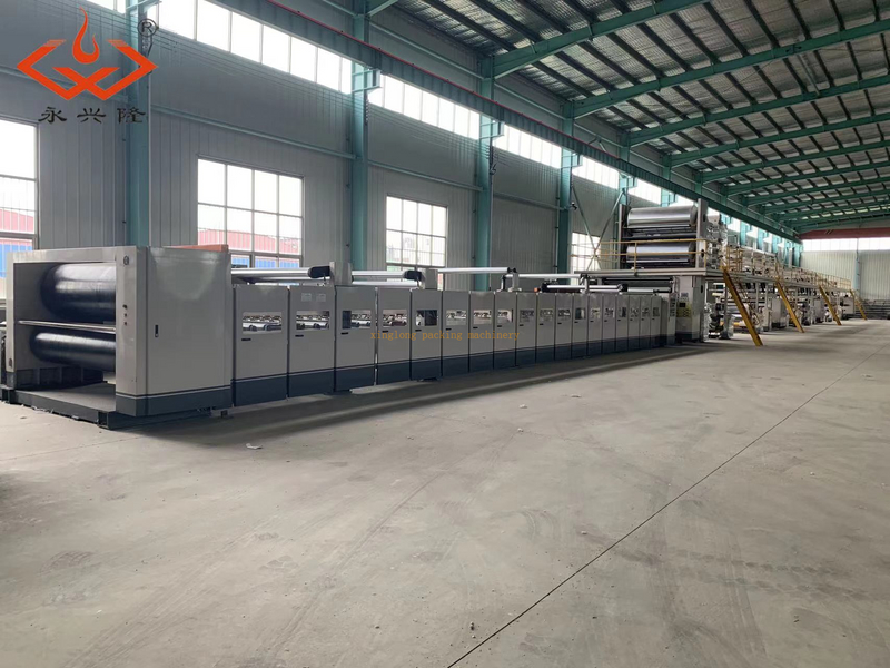 7PLY corrugated cardboard production line