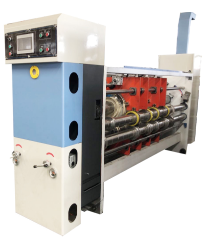 3 Colors Printing slotting die cutting folder gluer strapping in line