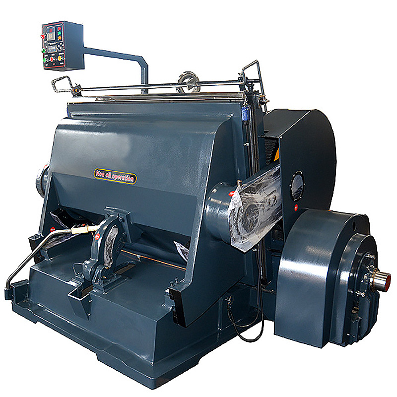 2019 newest carton box paper board die cutting and creasing machine