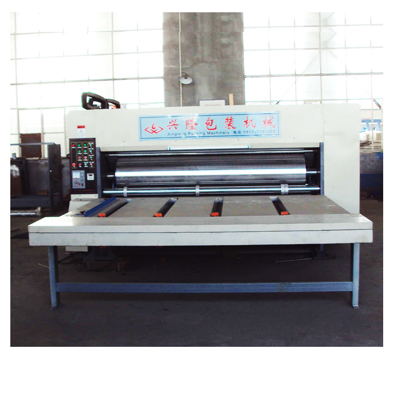 High Quality Chain Feeding Semi Automatic Corrugated Cardboard Box Adjustable Flexo Printing Die Cutting