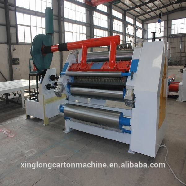 2 PLY corrugated cardboard making machine in carton plant