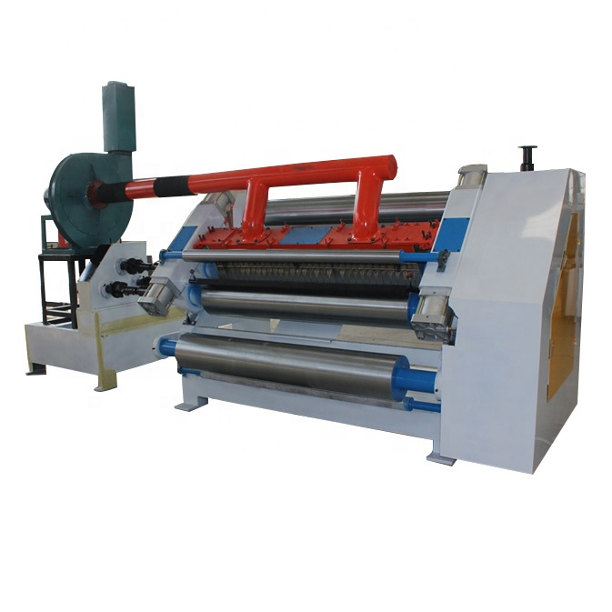 Top quality 120m/min adsorption fingerless single facer corrugated machine