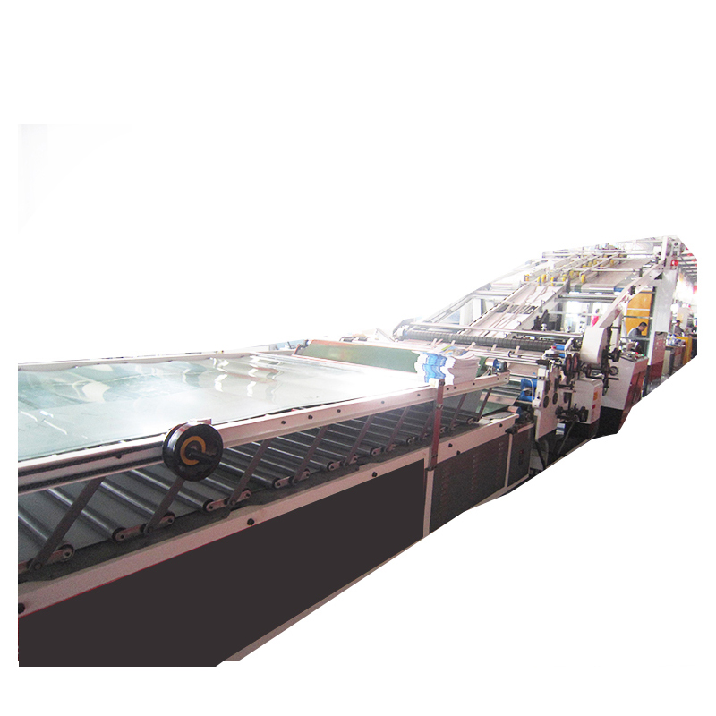 Fast speed automatic flute corrugated paper cold laminating machine