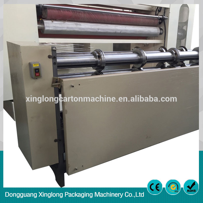 Good quality cardboard rotary creaser slitter machine for box making