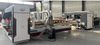 Automatic folder gluer and stitcher machine with auto PP strapping machine